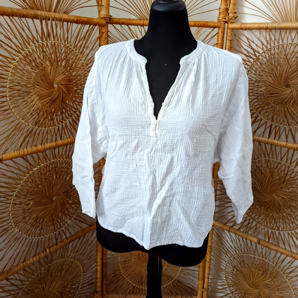free people cotton top  size s
